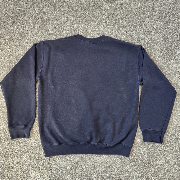 LIKE NEW Black Crewneck Sweatshirt "Black is My Happy Color" Unisex Size M - Picture 9 of 13